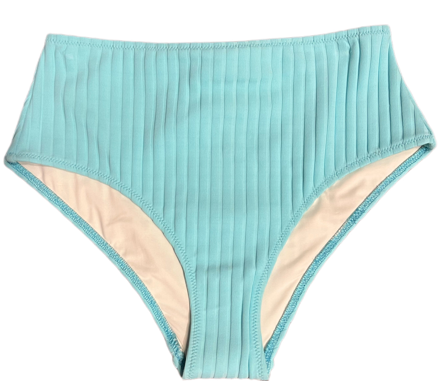 Solid & Striped Ribbed High Waisted Bikini Bottom