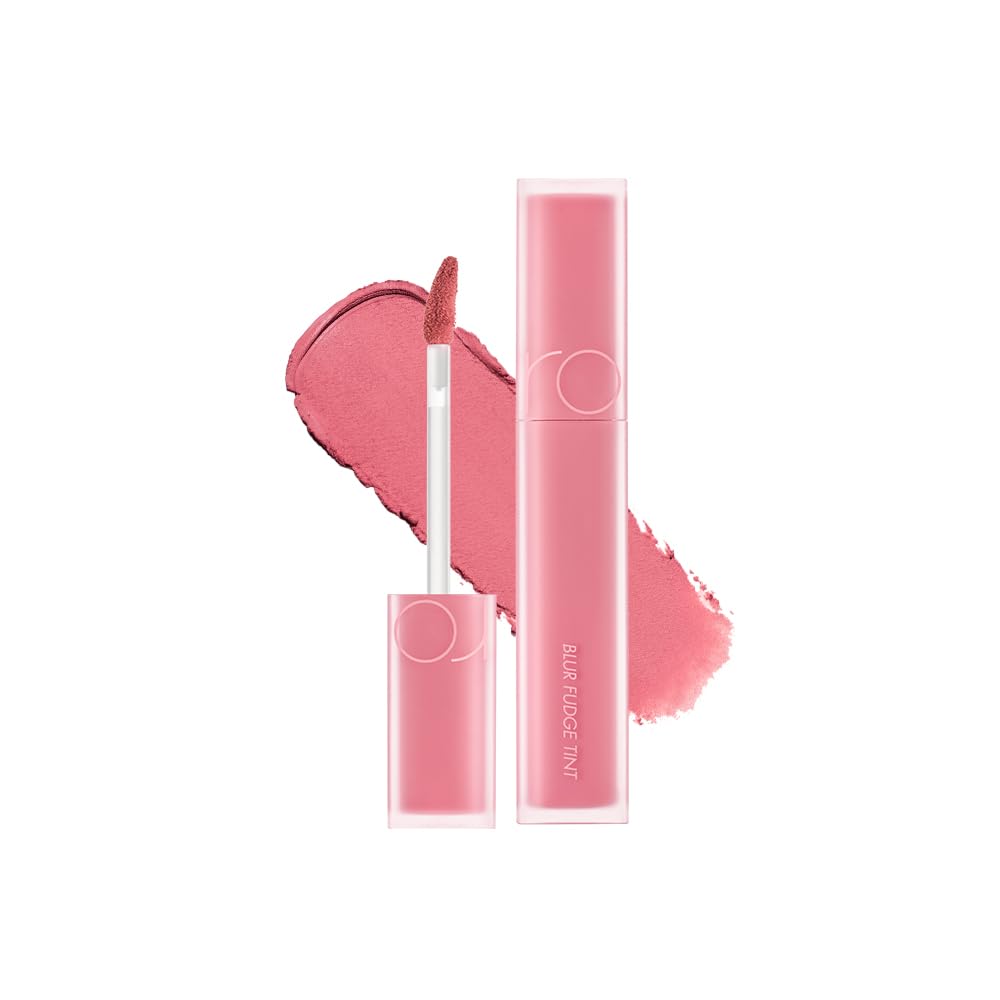 rom&nd BLUR FUDGE TINT | matte lipstick| light weight| cream type| super stay| k-beauty| highly pigment|moisturizing,0.17oz (13 COOLING UP)