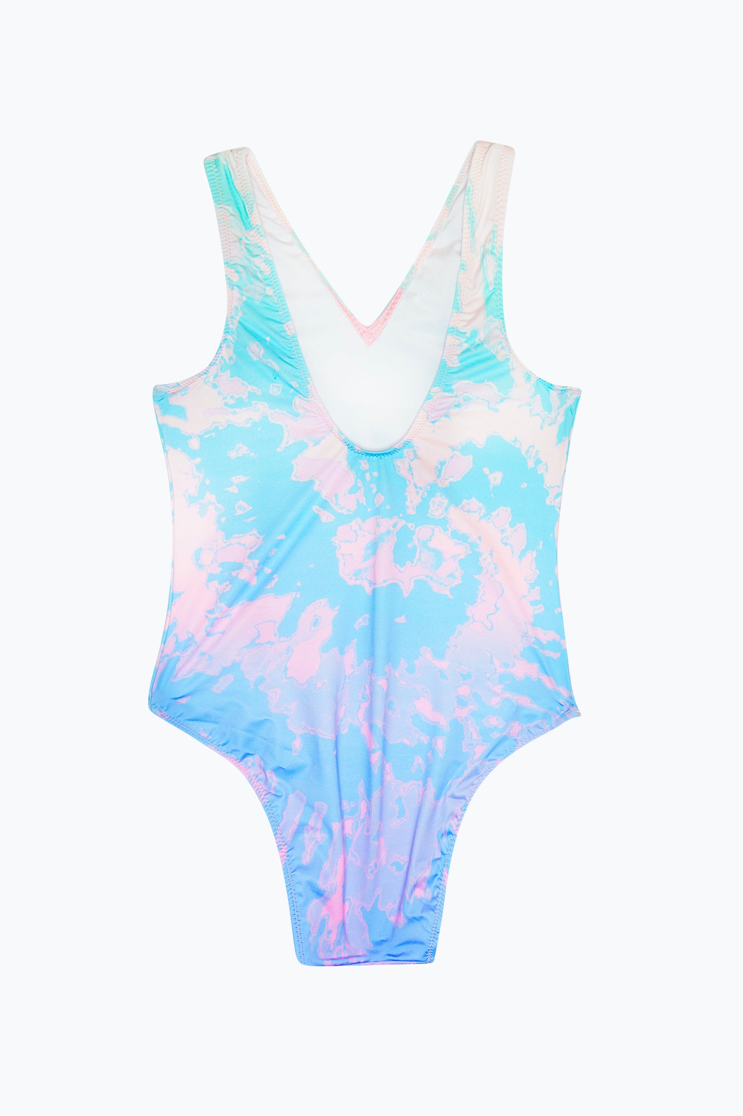 HYPE GIRLS MULTI PASTEL TIE DYE SWIMSUIT