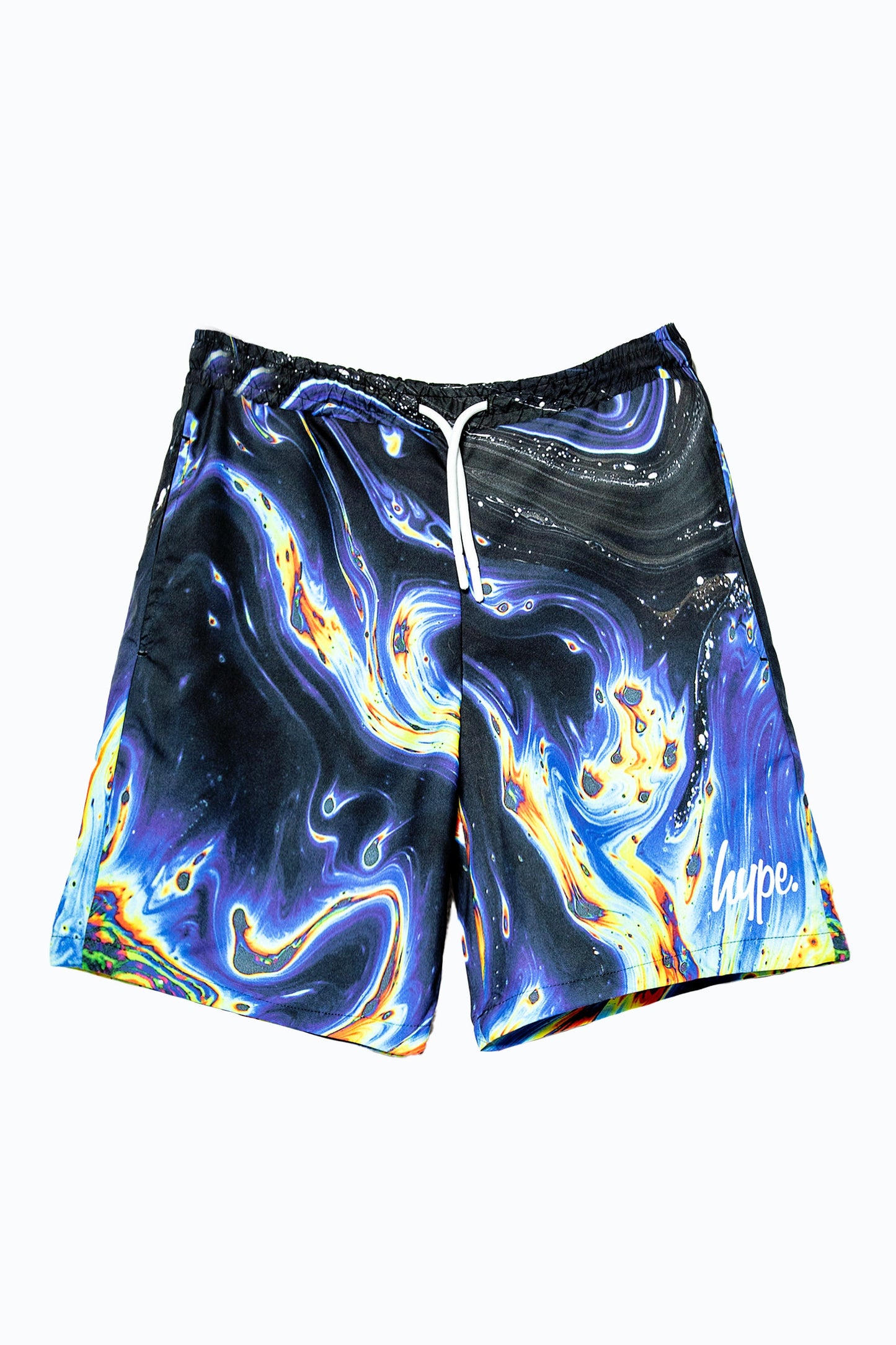 HYPE BOYS MULTI RAINBOW MARBLE SWIM SHORTS