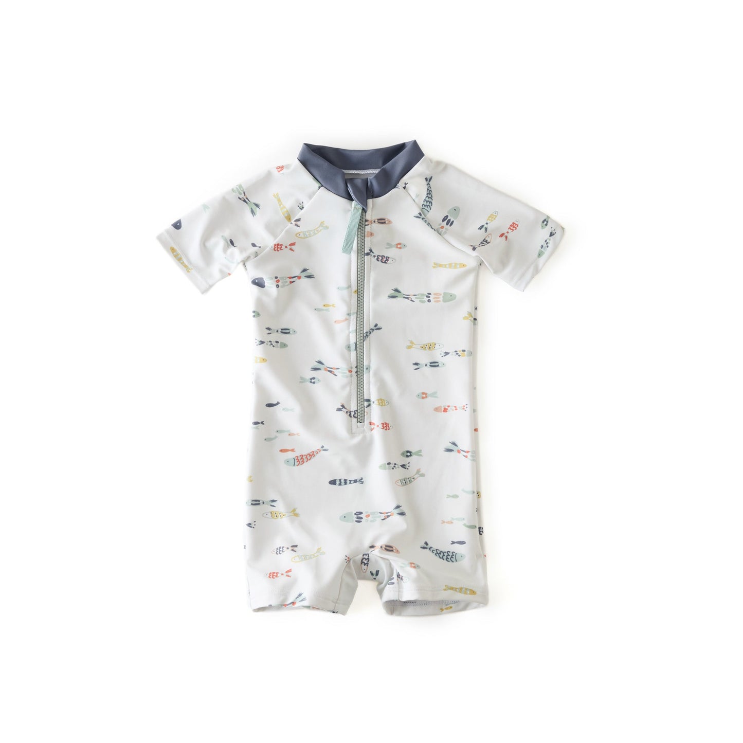 Swim Short Sleeve One-Piece Swimwear Pehr Saltwater 0 - 6 mos.