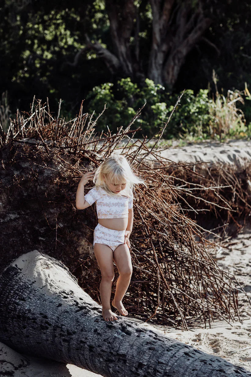 Tully & The Chief - Goldie Retro Bikini | Vintage Sunflowers (CLEARANCE)