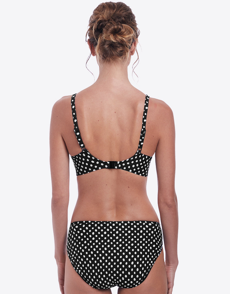 Fantasie Santa Monica Full Cup Bikini Top Black/White