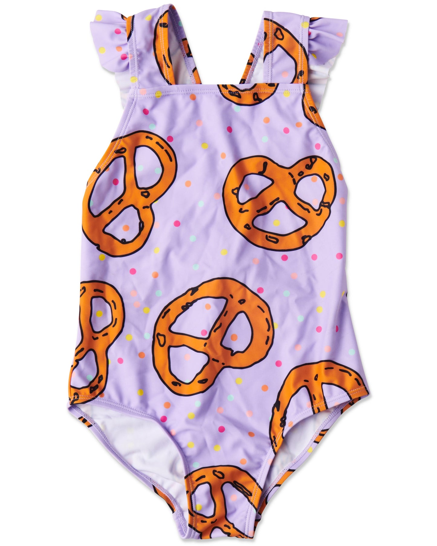 Pretzels Lilac One Piece Bathers