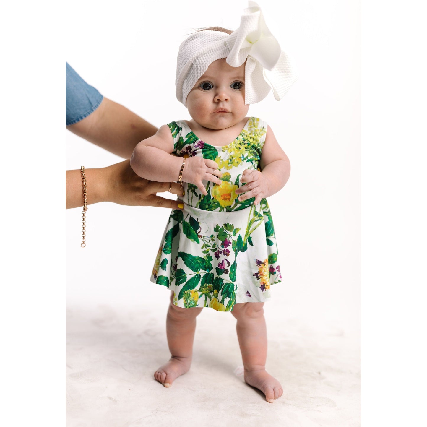 Kortni Jeane Swimwear Baby Skirted 1pc WhimFlor