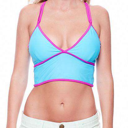 Kristi Boobypack in Blue with Purple Piping by Boobypack - Country Club Prep