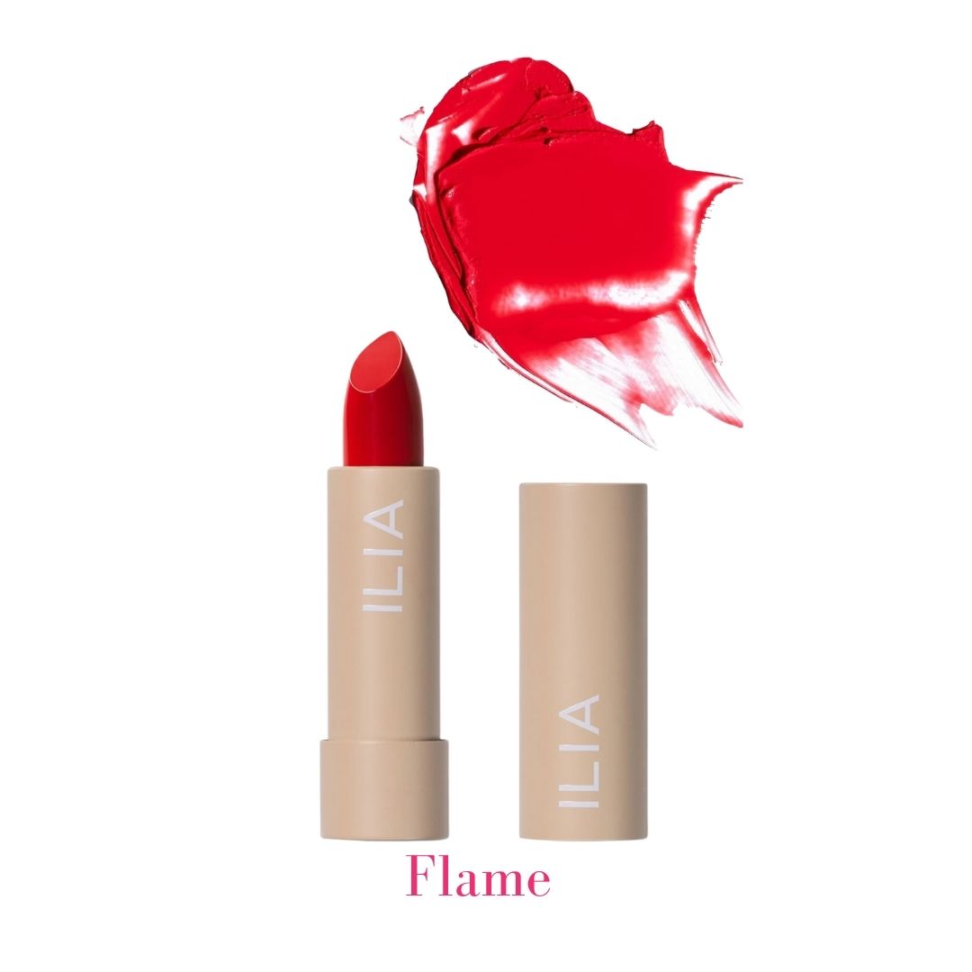 ILIA Color Block High Impact Lipstick - AILLEA - Flame: Fire Red with Warm Undertones