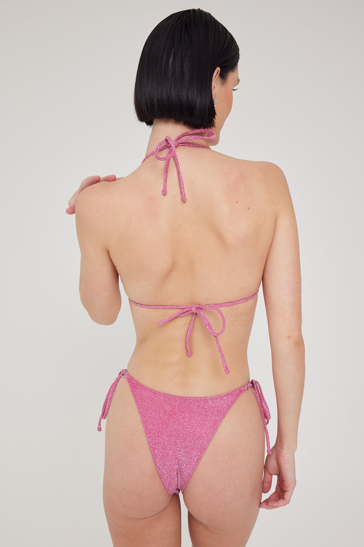 Luck & Trouble Blush Crush Bikini Top Pink