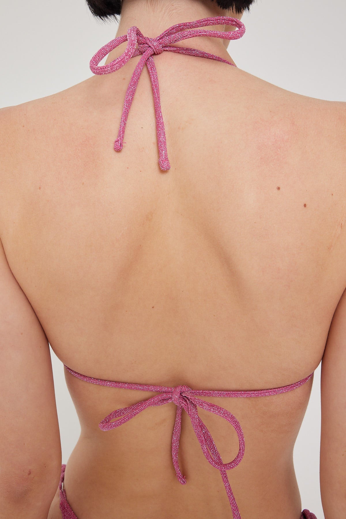 Luck & Trouble Blush Crush Bikini Top Pink