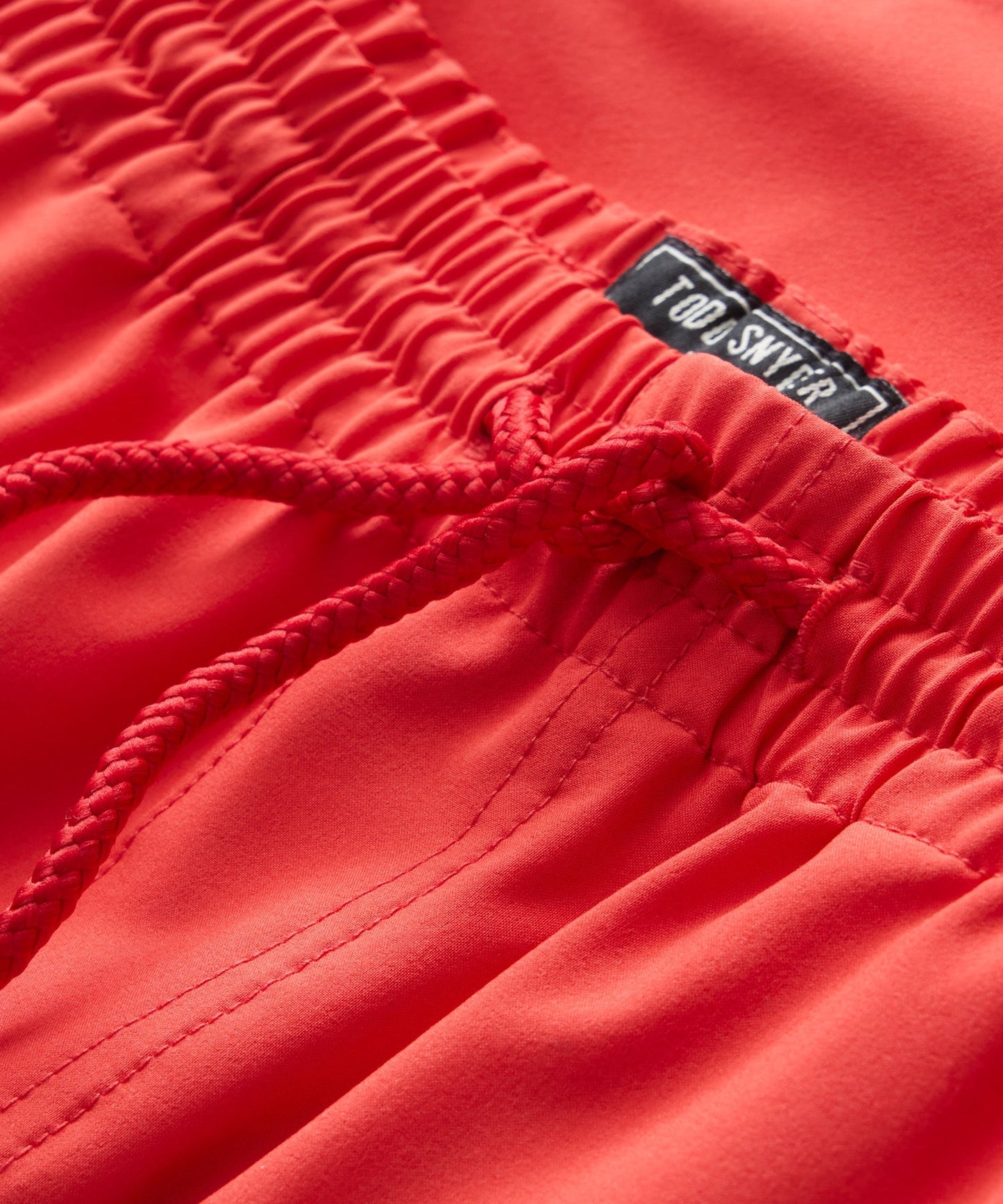 5" Montauk Swim Short in Fiery Red