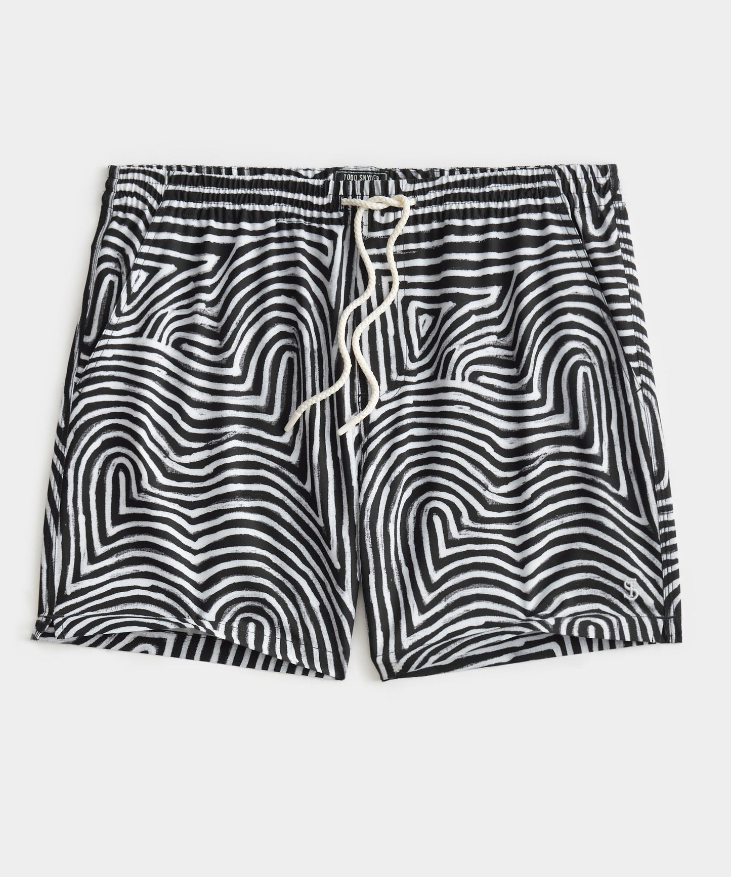 5" Montauk Swim Short in Maze Print