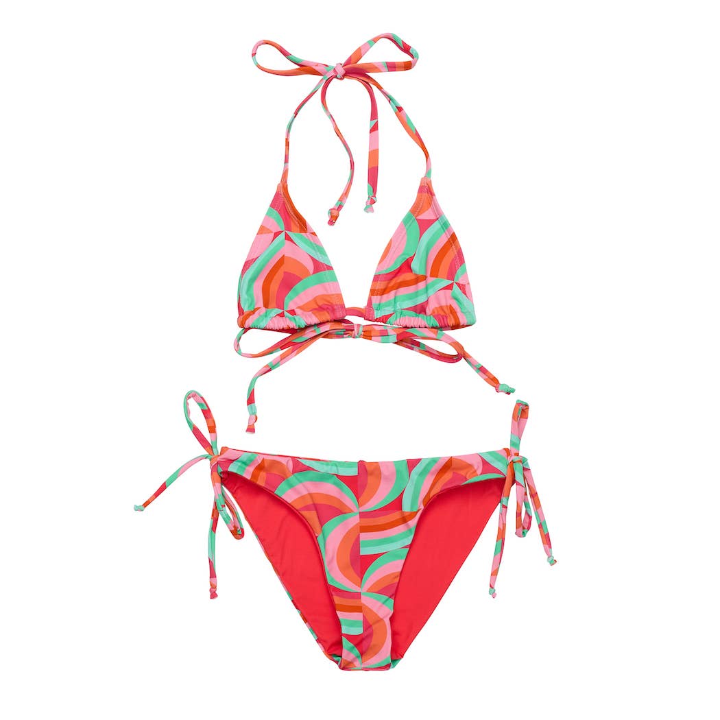 Geo Melon Sustainable Triangle Bikini