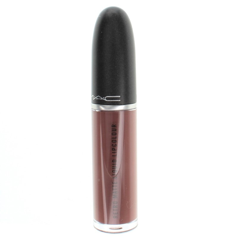 MAC Retro Matte Brown Liquid Lipstick 123 Topped With Brandy