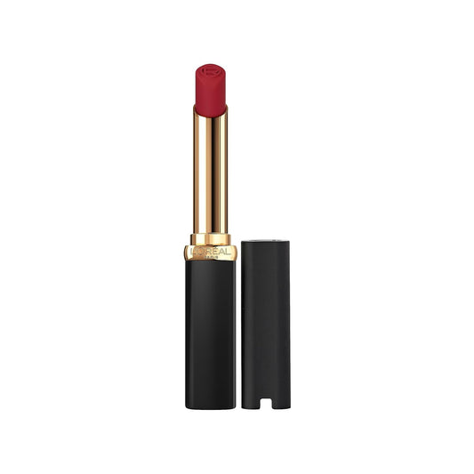 L’Oréal Paris Colour Riche Intense Volume Matte Lipstick, Lip Makeup Infused with Hyaluronic Acid for up to 16HR Wear, Le Rouge Paris, 0.06 Oz