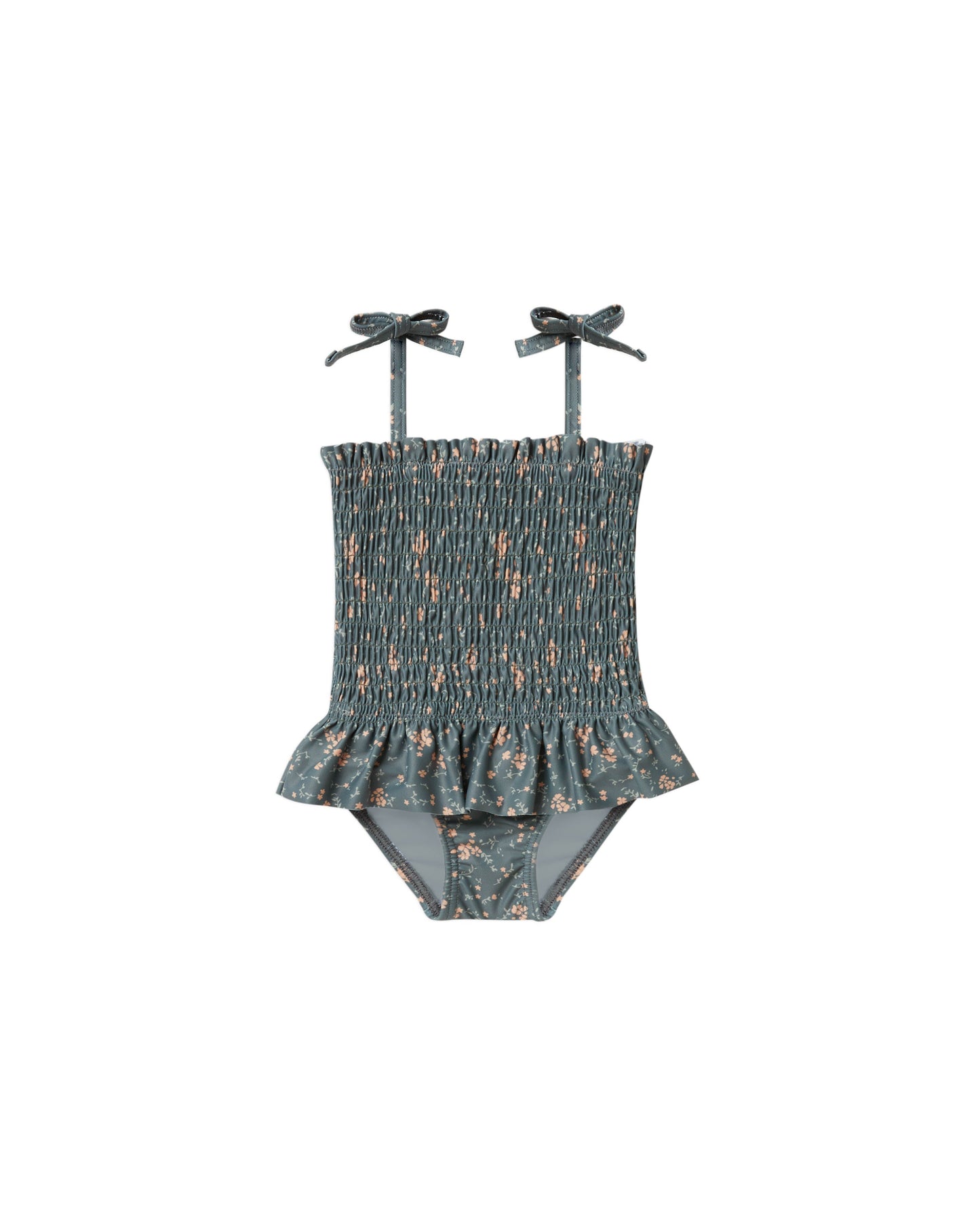 Rylee + Cru Smocked One Piece | Dark Floral
