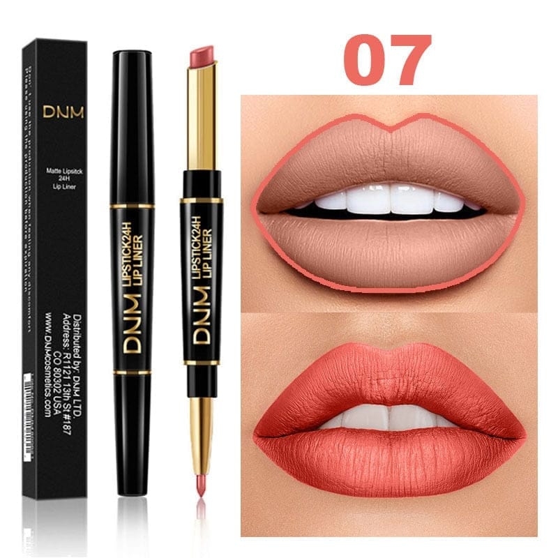 Double Ended Matte Lipstick Long Lasting Waterproof Lipsticks