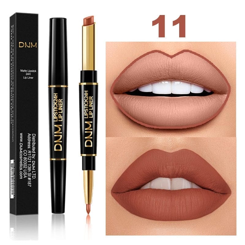 Double Ended Matte Lipstick Long Lasting Waterproof Lipsticks