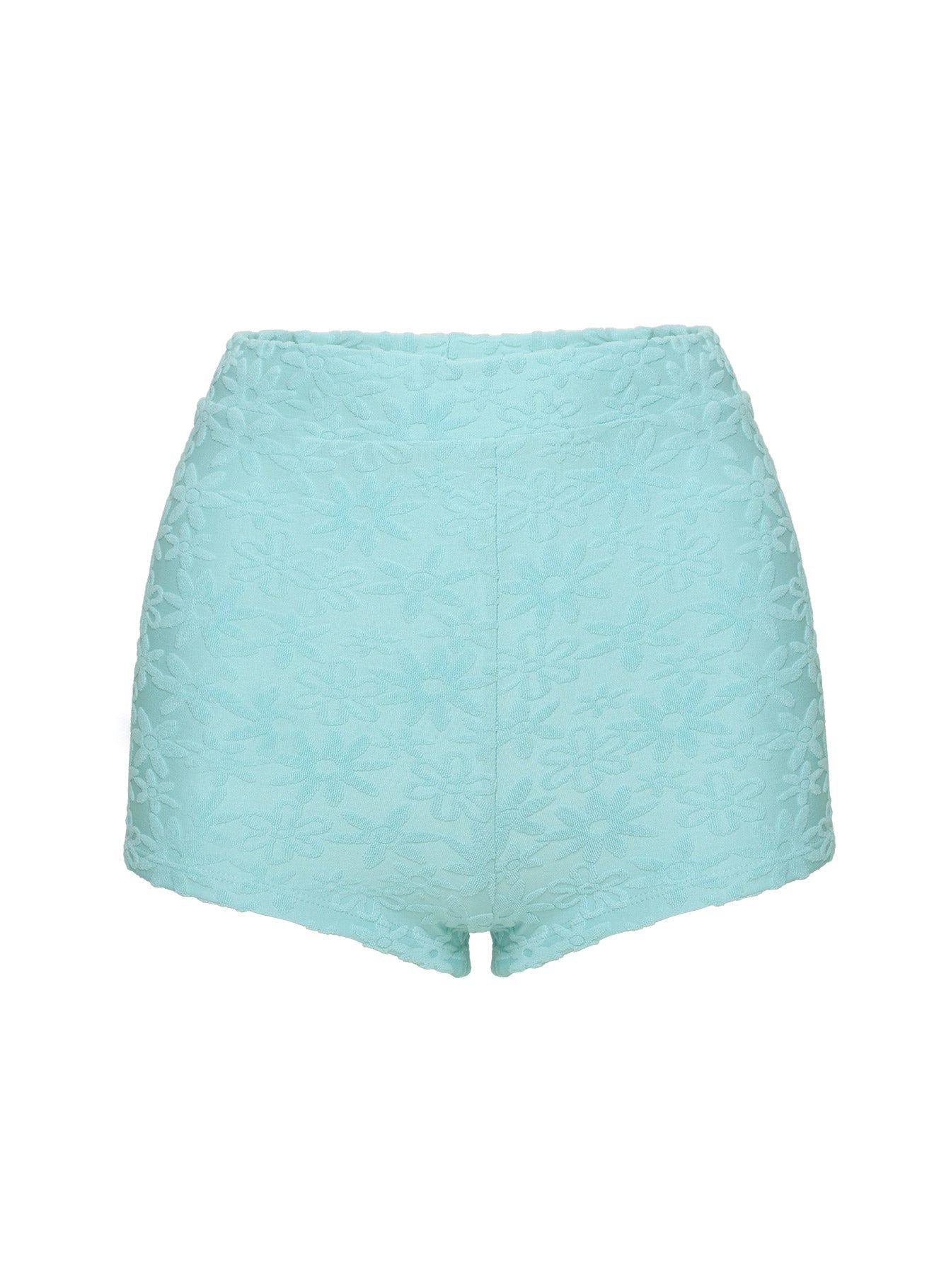 Ezrah Ribbed Shorts Blue