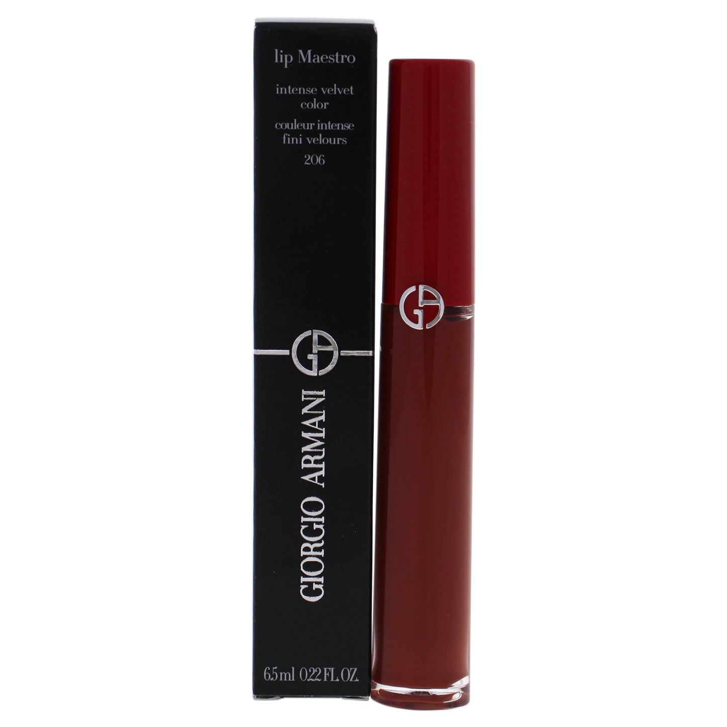 Lip Maestro Intense Velvet Color - 206 Cedar by Giorgio Armani for Women - 0.22 oz Lipstick