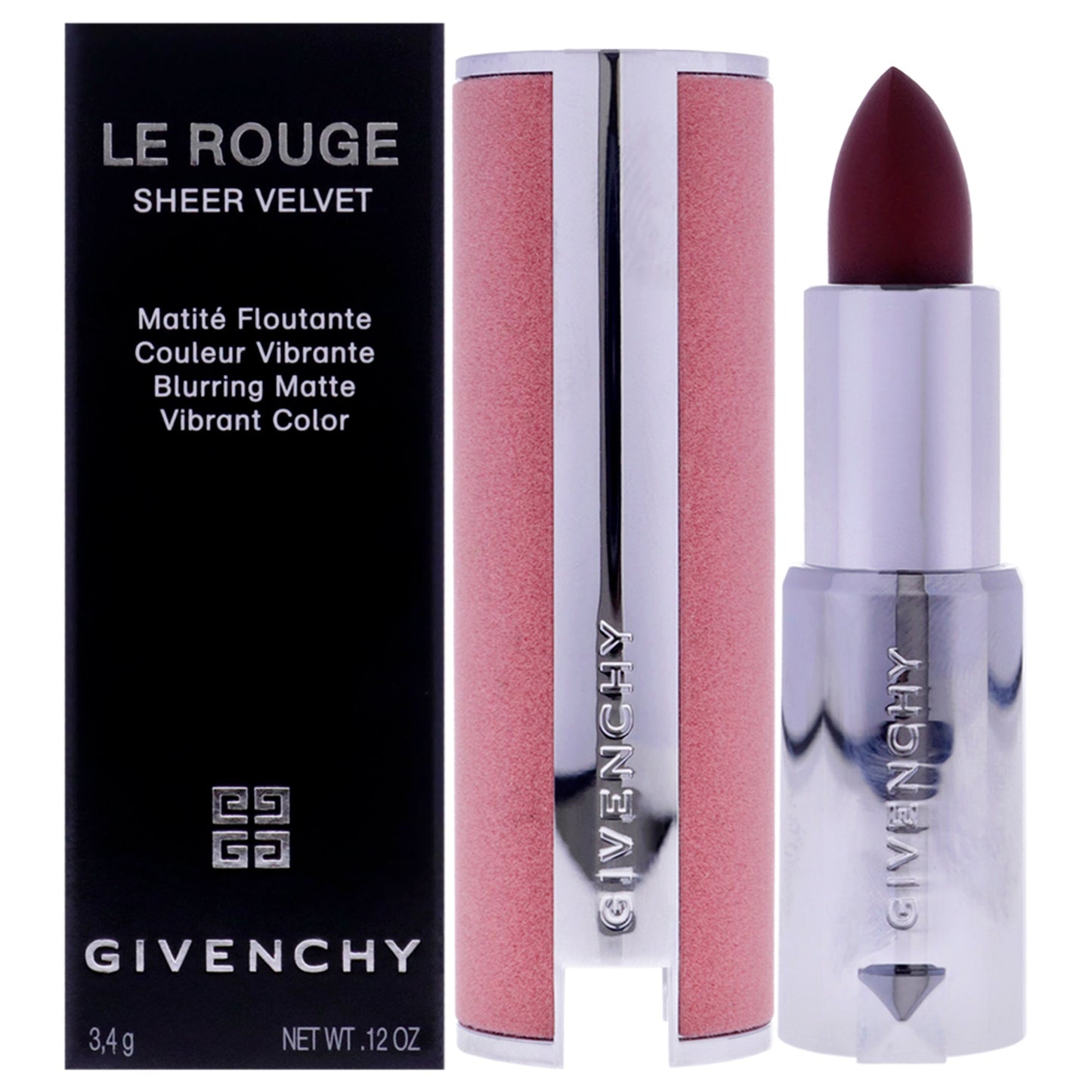 Le Rouge Sheer Velvet Matte Lipstick - N17 Rouge Erable by Givenchy for Women - 0.11 oz Lipstick