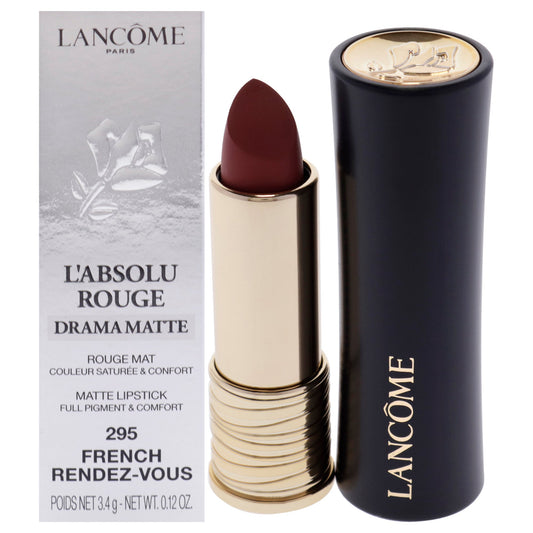 LAbsolu Rouge Drama Matte Lipstick - 295 French Rendezvous by Lancome for Women - 0.12 oz Lipstick