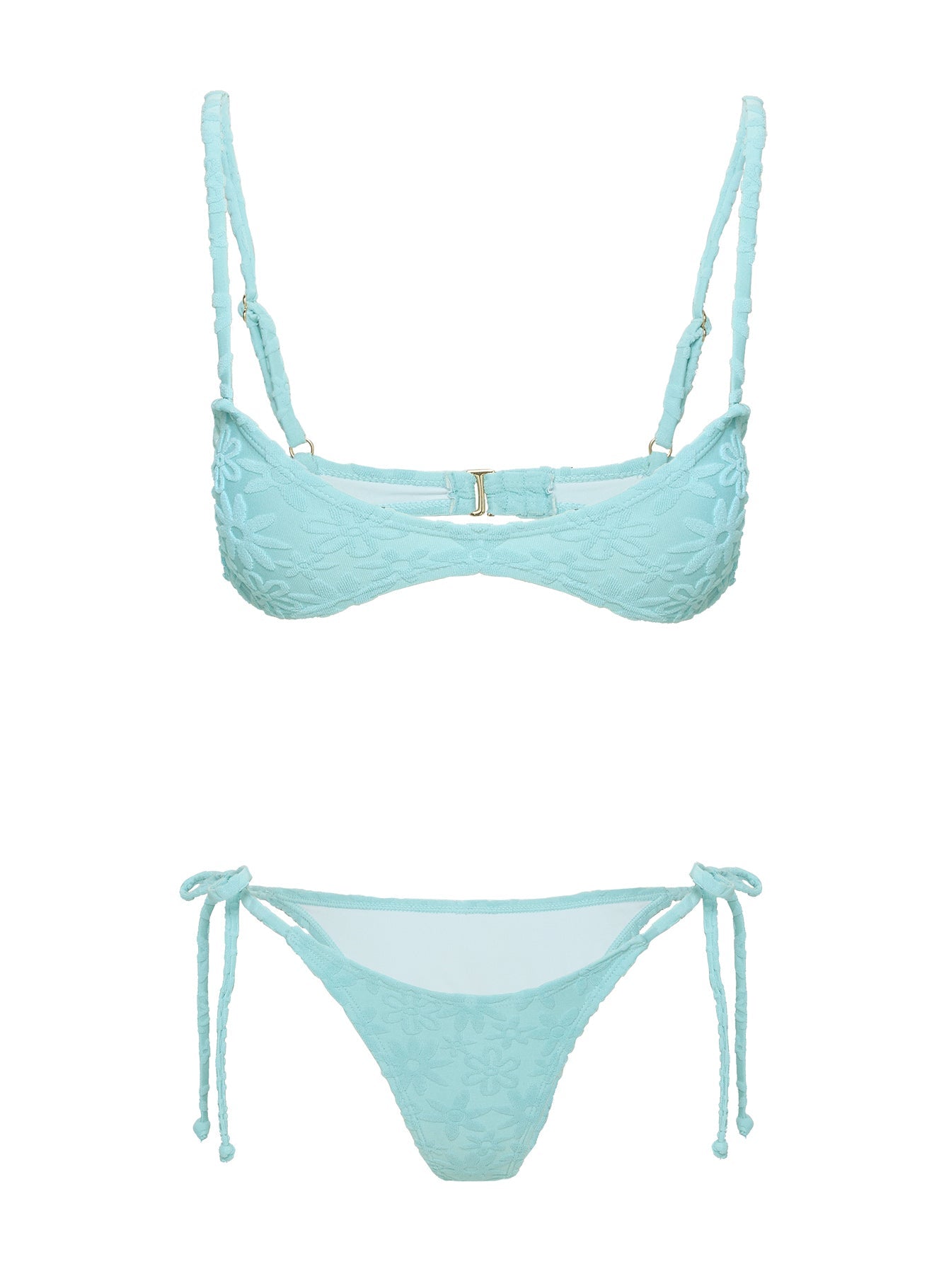 Keyton Bikini Top Blue Floral