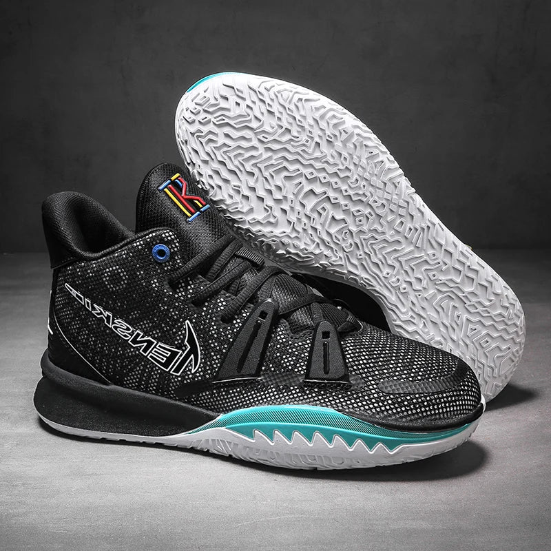 Men's Basketball Shoes Unisex Cushioning Anti-Friction Sport Shoes Men Light Basketball Sneakers Women High Top Gym Boots ShopOnlyDeal