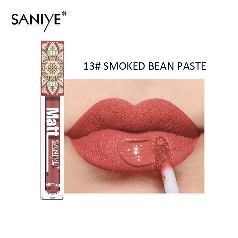 Nude Lip Gloss Waterproof Liquid Matte Lipstick Long Lasting 4g BENNYS
