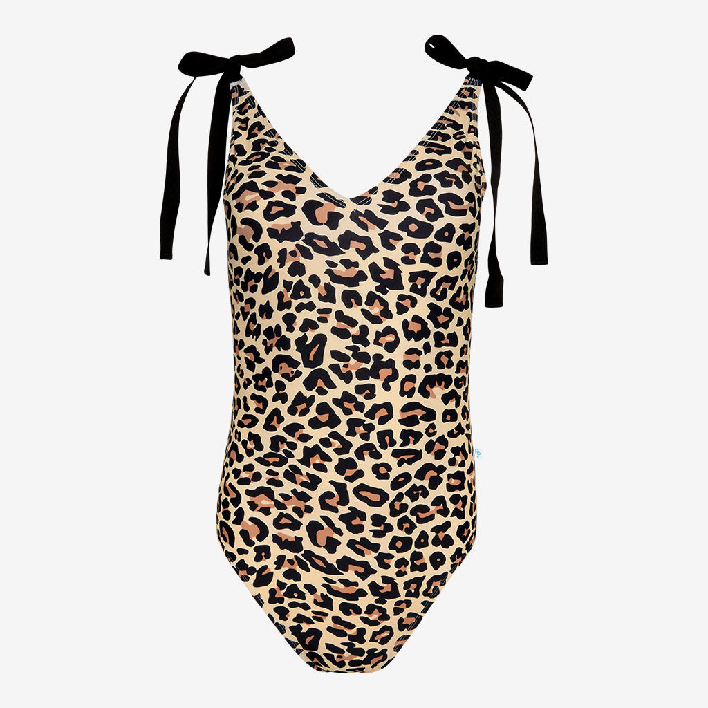 Lana Leopard Tan Women's One Piece Swimsuit