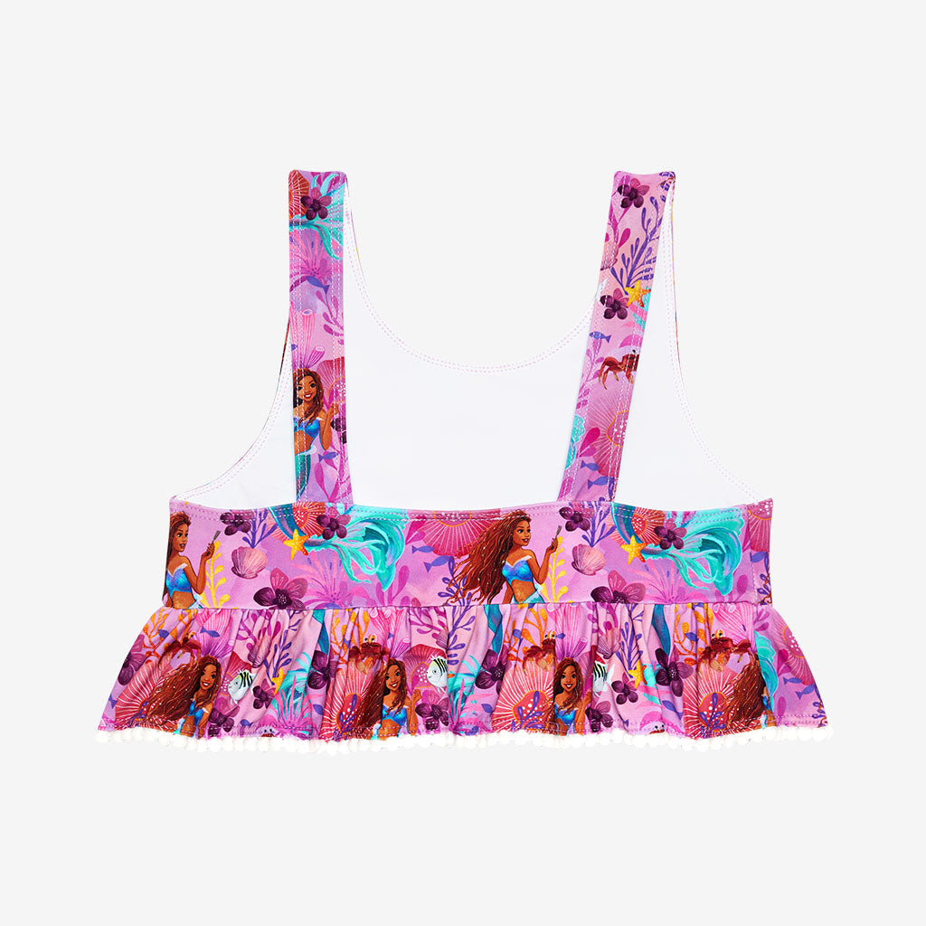 Disney's The Little Mermaid Ariel Ruffled Tankini Two Piece Swimsuit