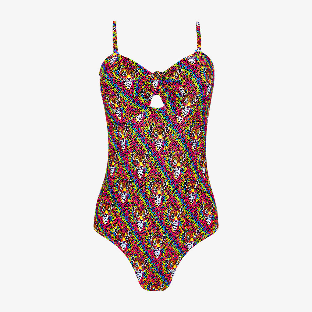 Lisa Frank® Hunter™ Women's Knot Front One Piece Swimsuit