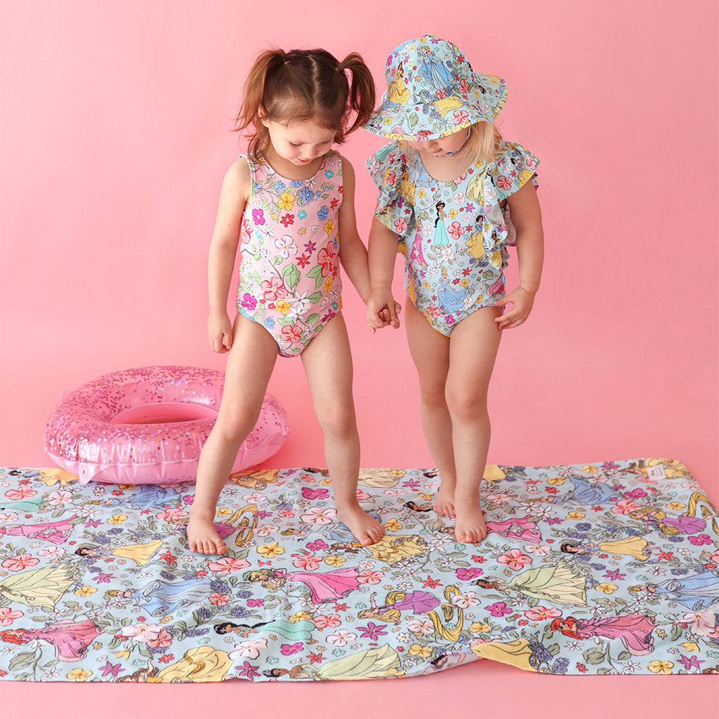 Disney Princesses Flutter Sleeve One Piece Swimsuit