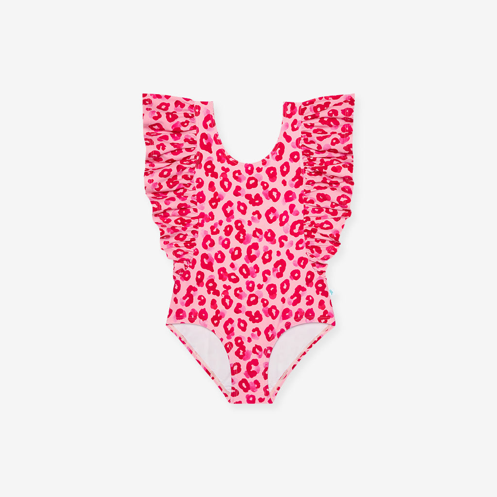 Ashley Flutter Sleeve One Piece Swimsuit