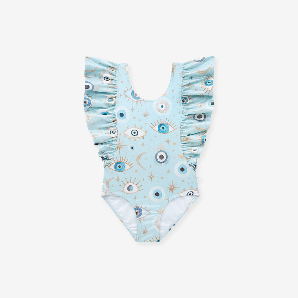 Celestial Fiona Flutter Sleeve One Piece Swimsuit