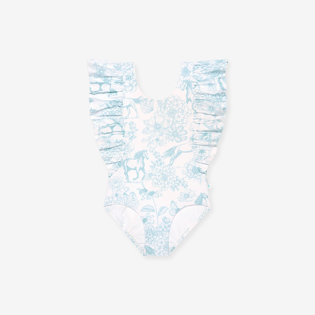 Charlotte Anne Flutter Sleeve One Piece Swimsuit