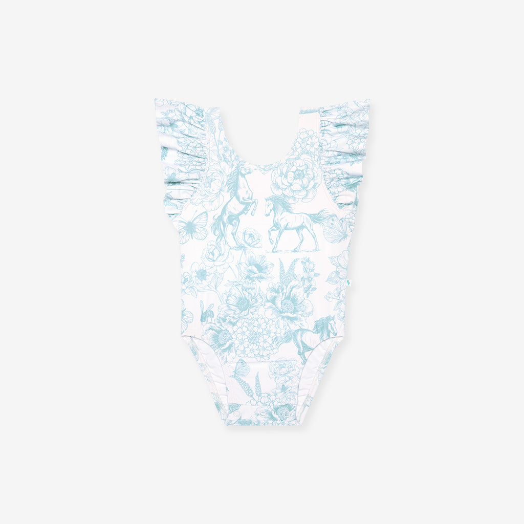 Charlotte Anne Flutter Sleeve One Piece Swimsuit