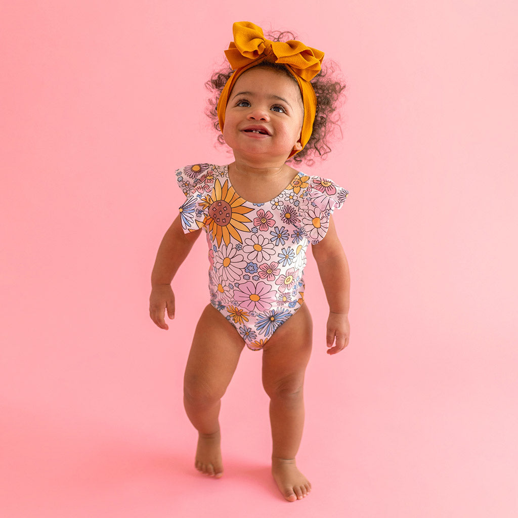 Presley Jane Flutter Sleeve One Piece Swimsuit