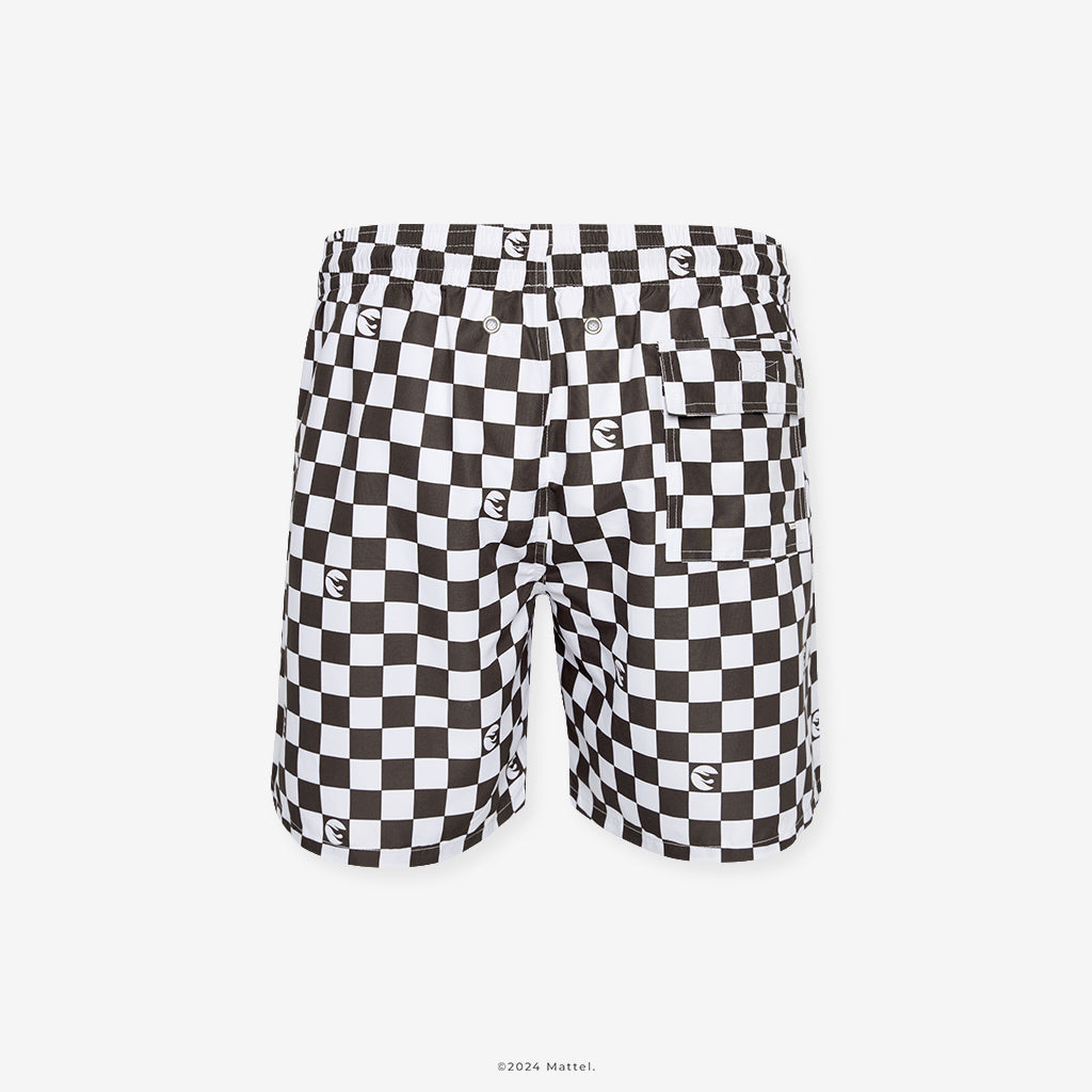 Hot Wheels™ Retro Checker Men's Swim Trunks