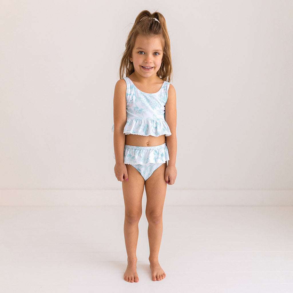 Charlotte Anne Ruffled Tankini Two Piece Swimsuit