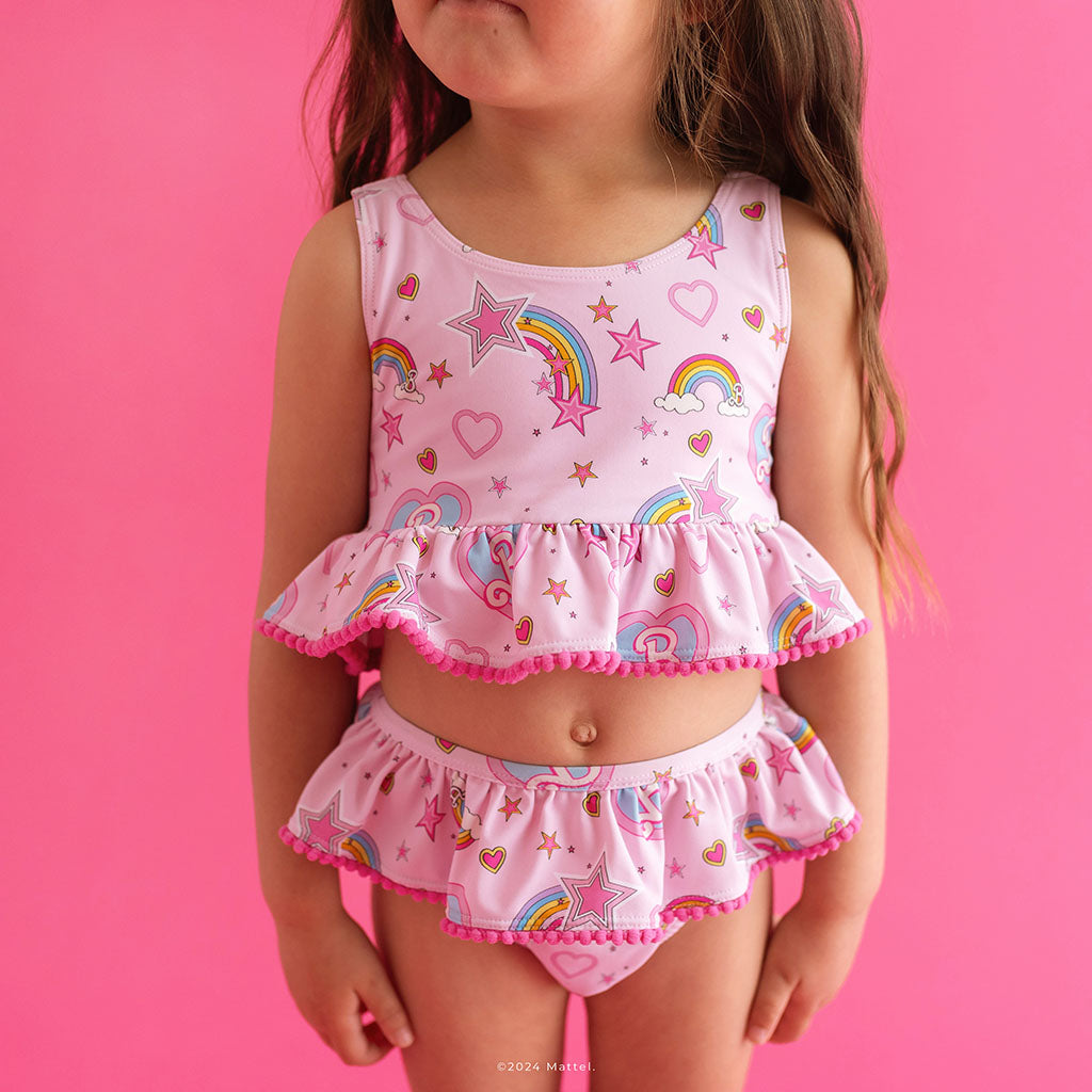 Barbie™ Star Power Ruffled Tankini Two Piece Swimsuit