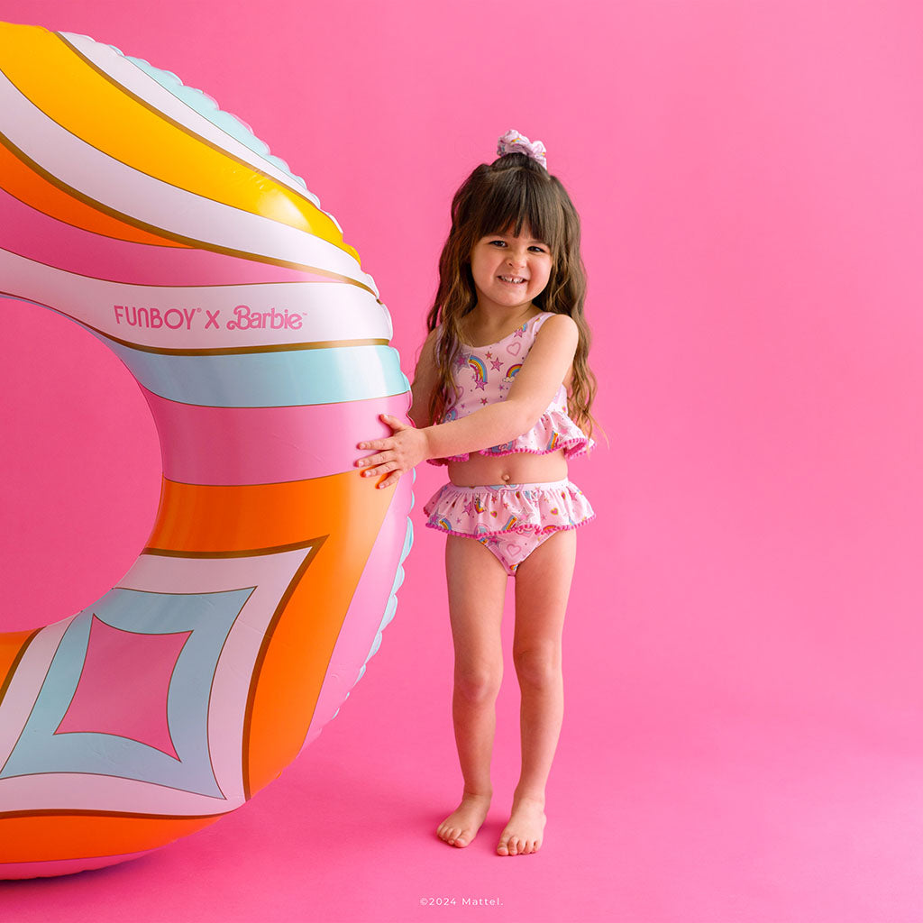 Barbie™ Star Power Ruffled Tankini Two Piece Swimsuit