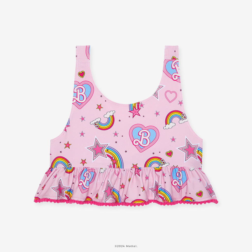 Barbie™ Star Power Ruffled Tankini Two Piece Swimsuit
