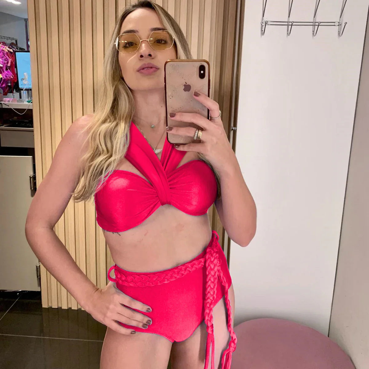 Two-Pieces Women Floral 2024 Push-Up Padded Bra Ruffles Bandage Bikini Set Swimsuit Swimwear Bathing Suit Beachwear Biquini ShopOnlyDeal