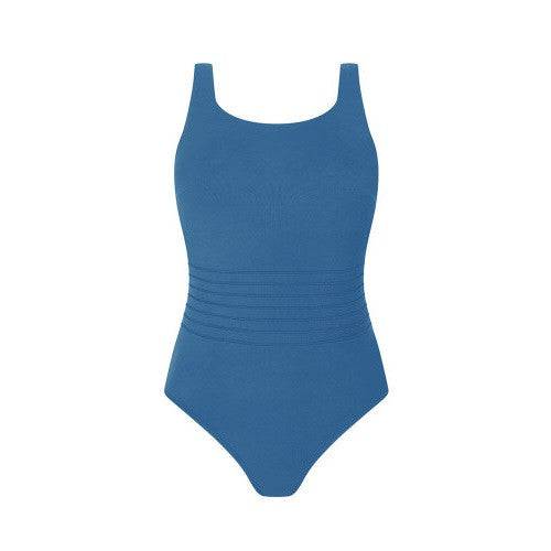 Amoena Zen Garden Full Bodice Swimsuit - Twilight Blue