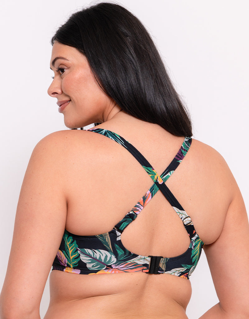 Curvy Kate Cuba Libre Balcony Bikini Top Print Mix