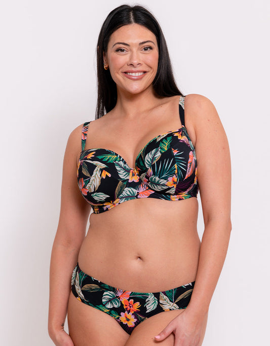 Curvy Kate Cuba Libre Balcony Bikini Top Print Mix