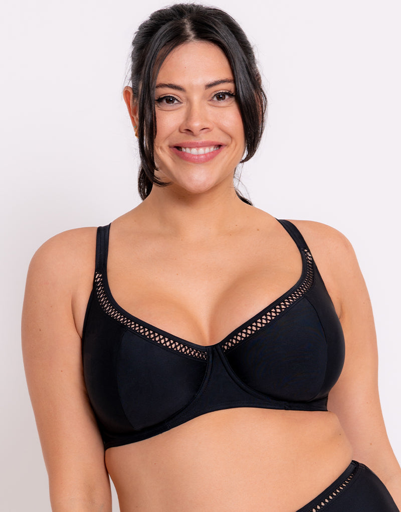 Curvy Kate First Class Balcony Bikini Top Black