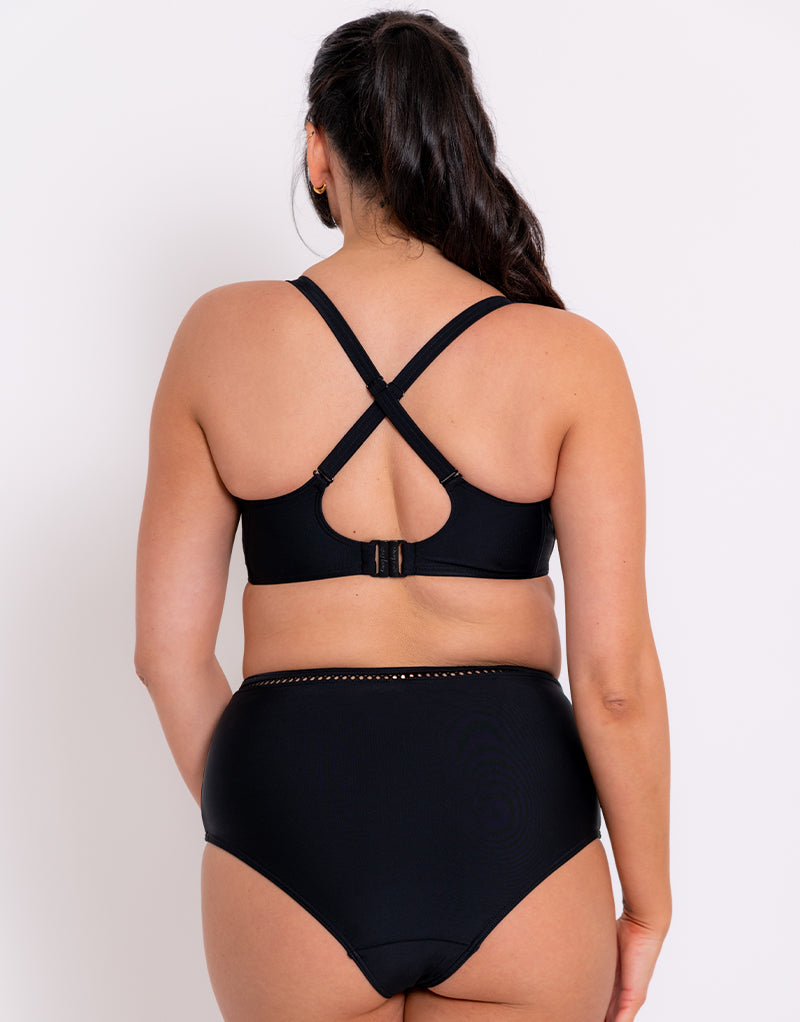 Curvy Kate First Class Balcony Bikini Top Black