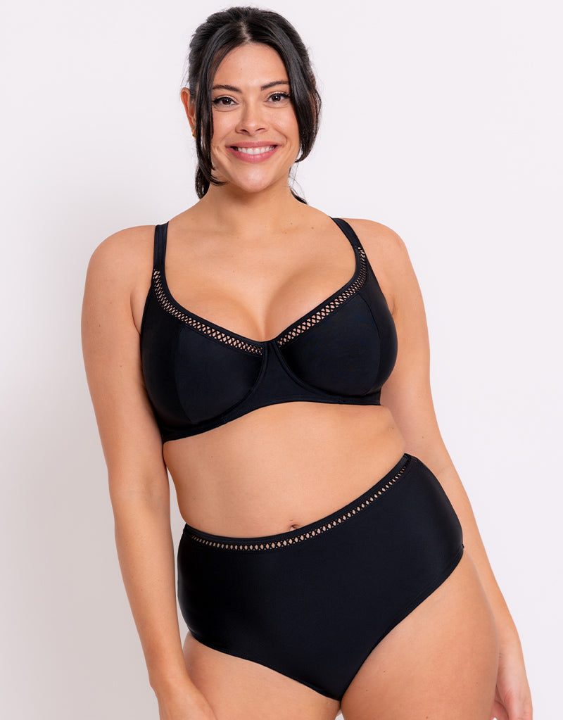 Curvy Kate First Class Balcony Bikini Top Black
