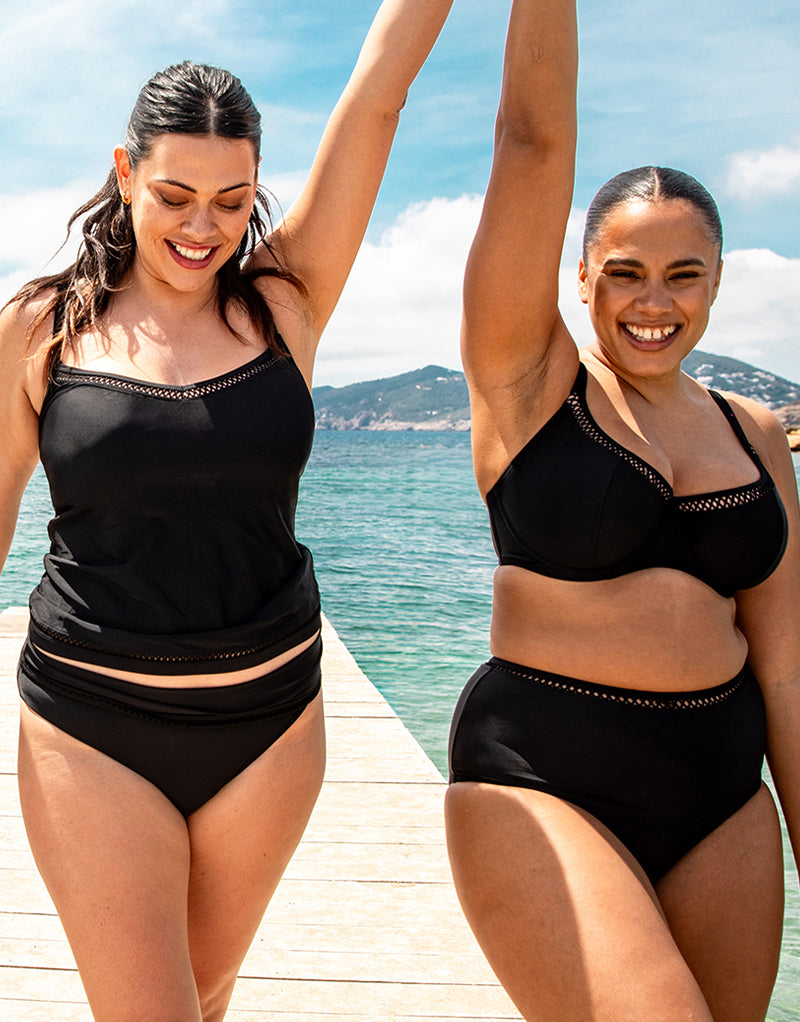 Curvy Kate First Class Tankini Top Black